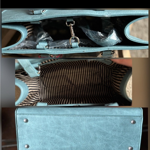 HIBISCUS FLOWER 2-PIECE TOTE BAG SET
Light Blue - Picture 4 of 9